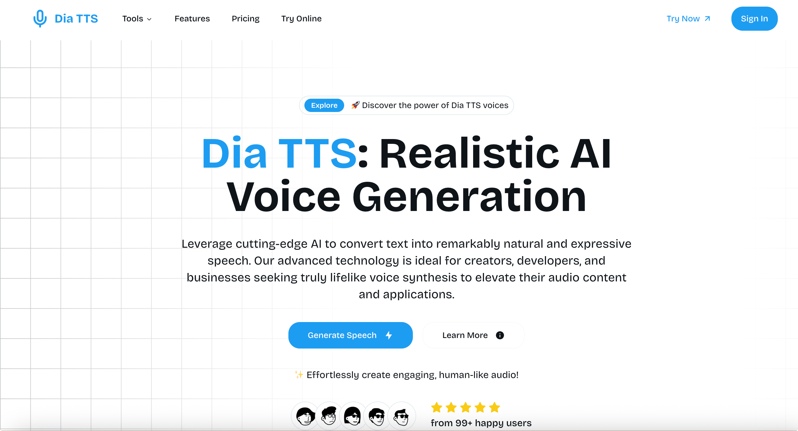Dia TTS:AI 文字转语音,自然表达新高度,利用深度学习模型将文本转换为极其自然和富有表现力的语音