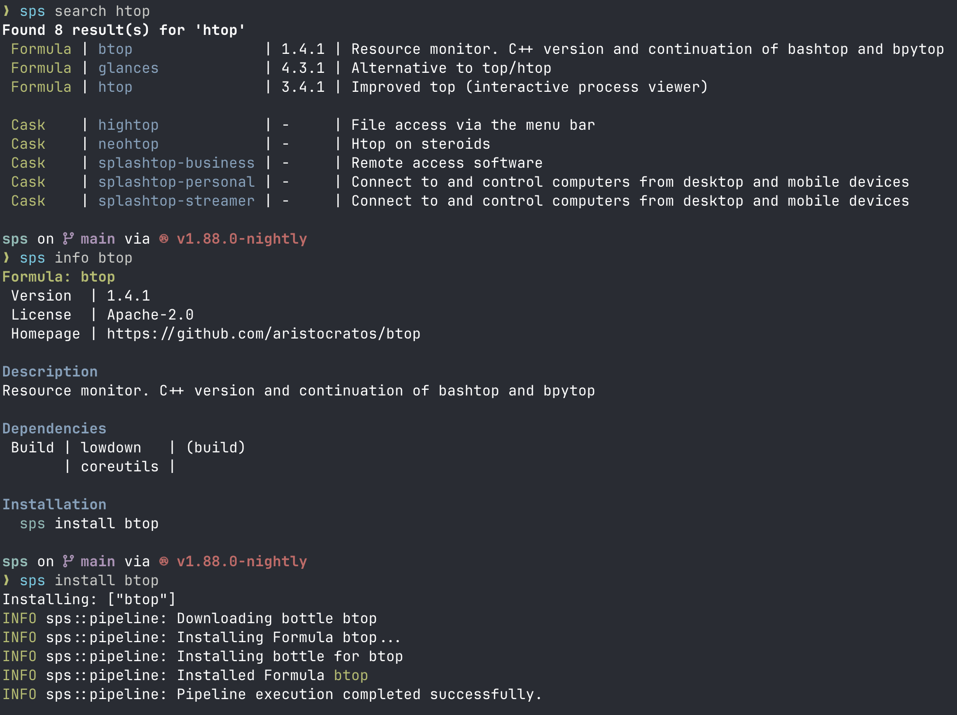 Sapphire:用 Rust 语言开发,有望提升性能和安全性,相比 Homebrew 使用的 Ruby 语言,在处理大量数据和复杂操作时更高效,降低安全风险