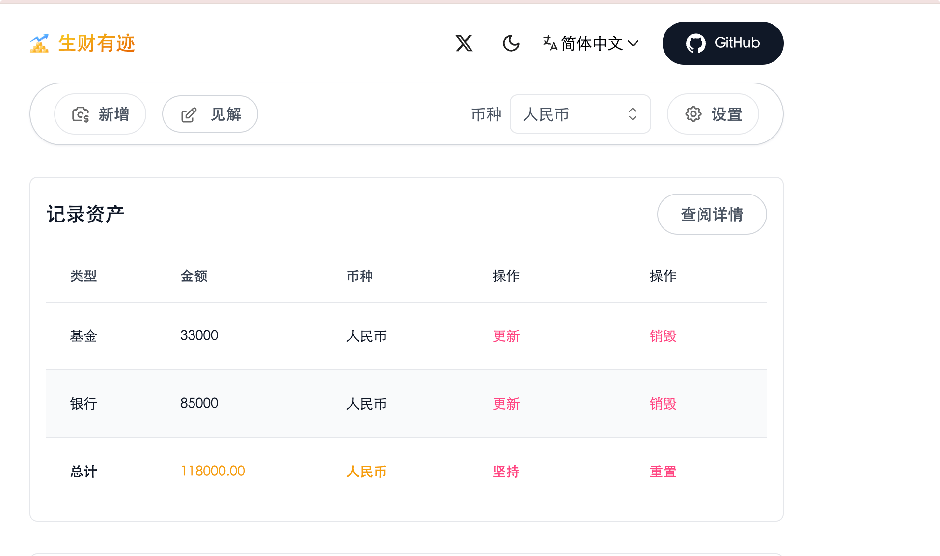 生财有迹(Wealth Tracker):开源个人财务管理软件,结合AI智能分析