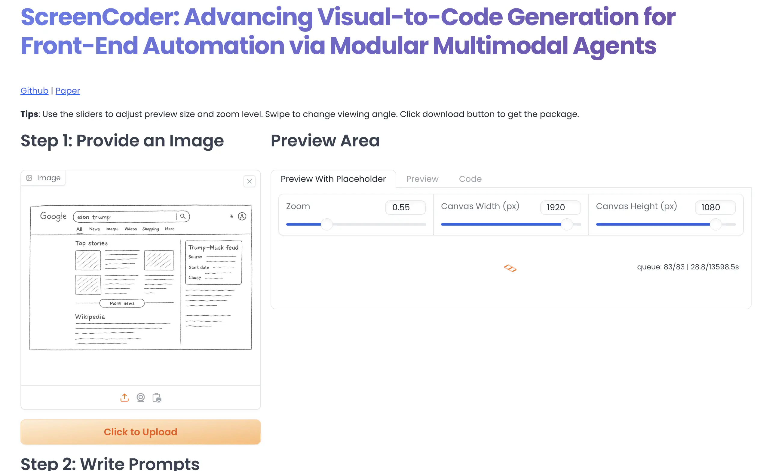 ScreenCoder — 将任何 UI 截图转换为简洁、可编辑的 HTML/CSS,并可完全控制。通过模块化多模代理推进前端自动化的视觉到代码生成