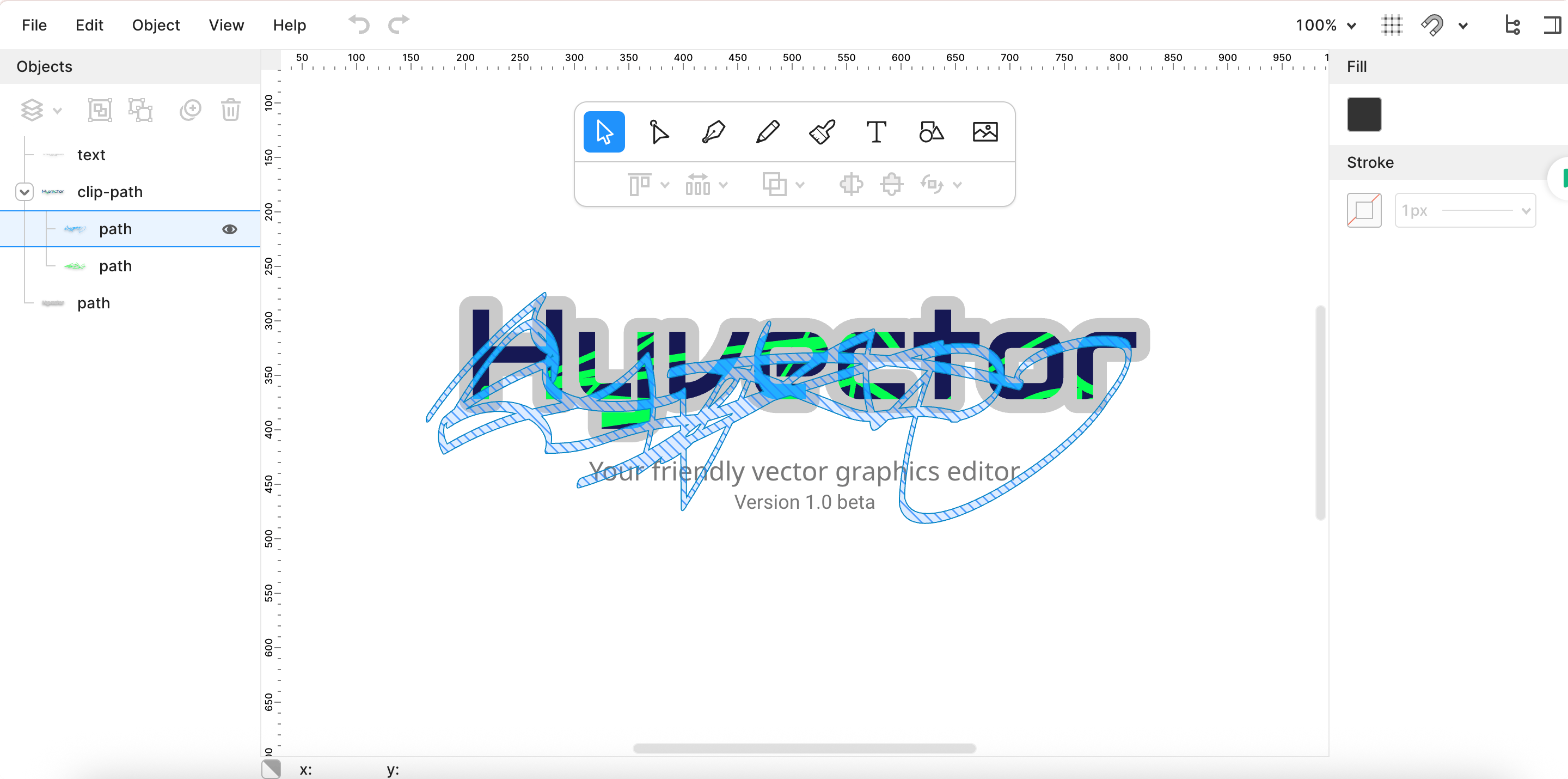 hyvector:在线免费矢量图编辑器,可快速制作图标、插图和 UI 元素