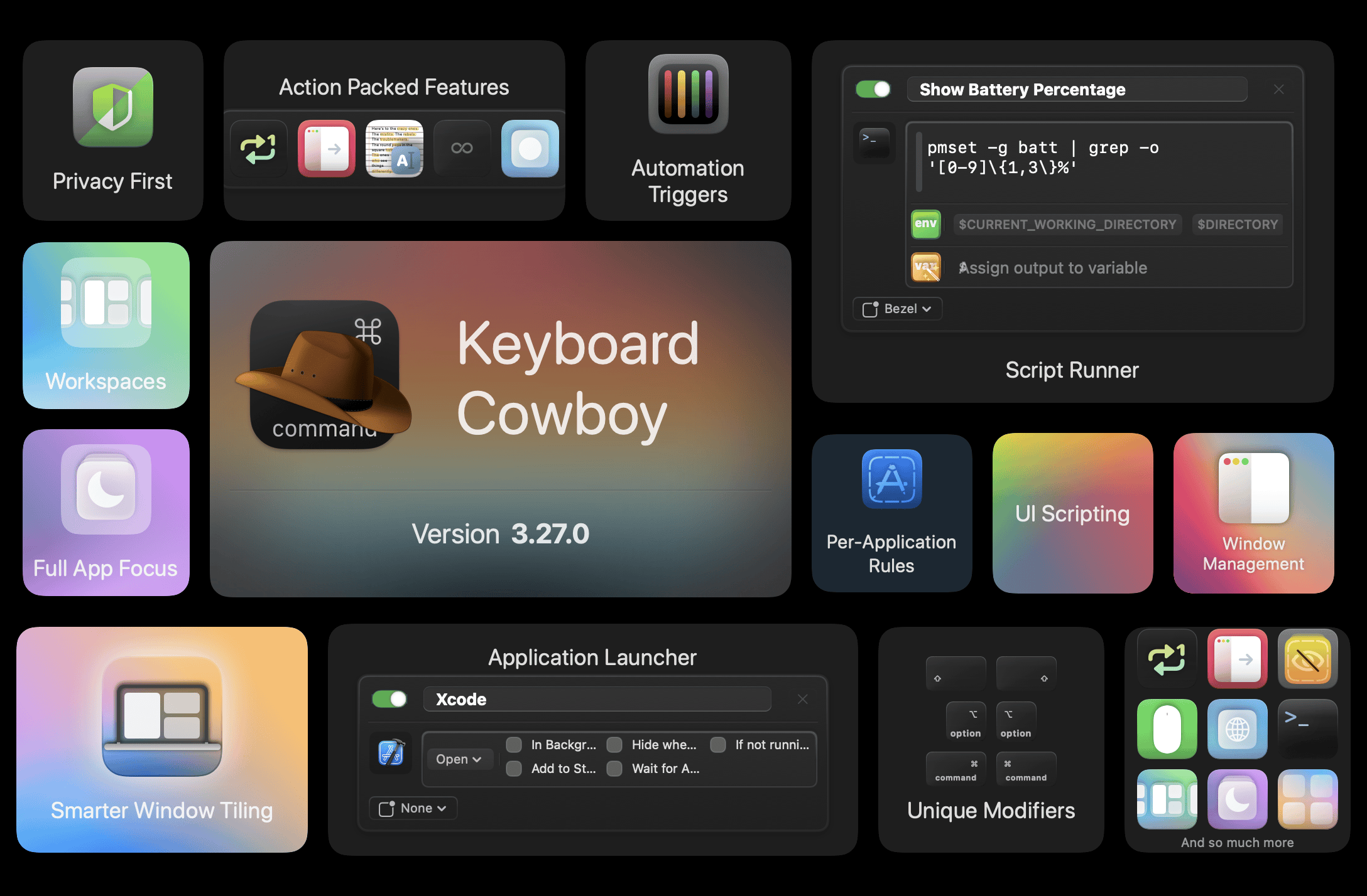 Keyboard Cowboy 3:macOS 快捷键管理与自动化工具