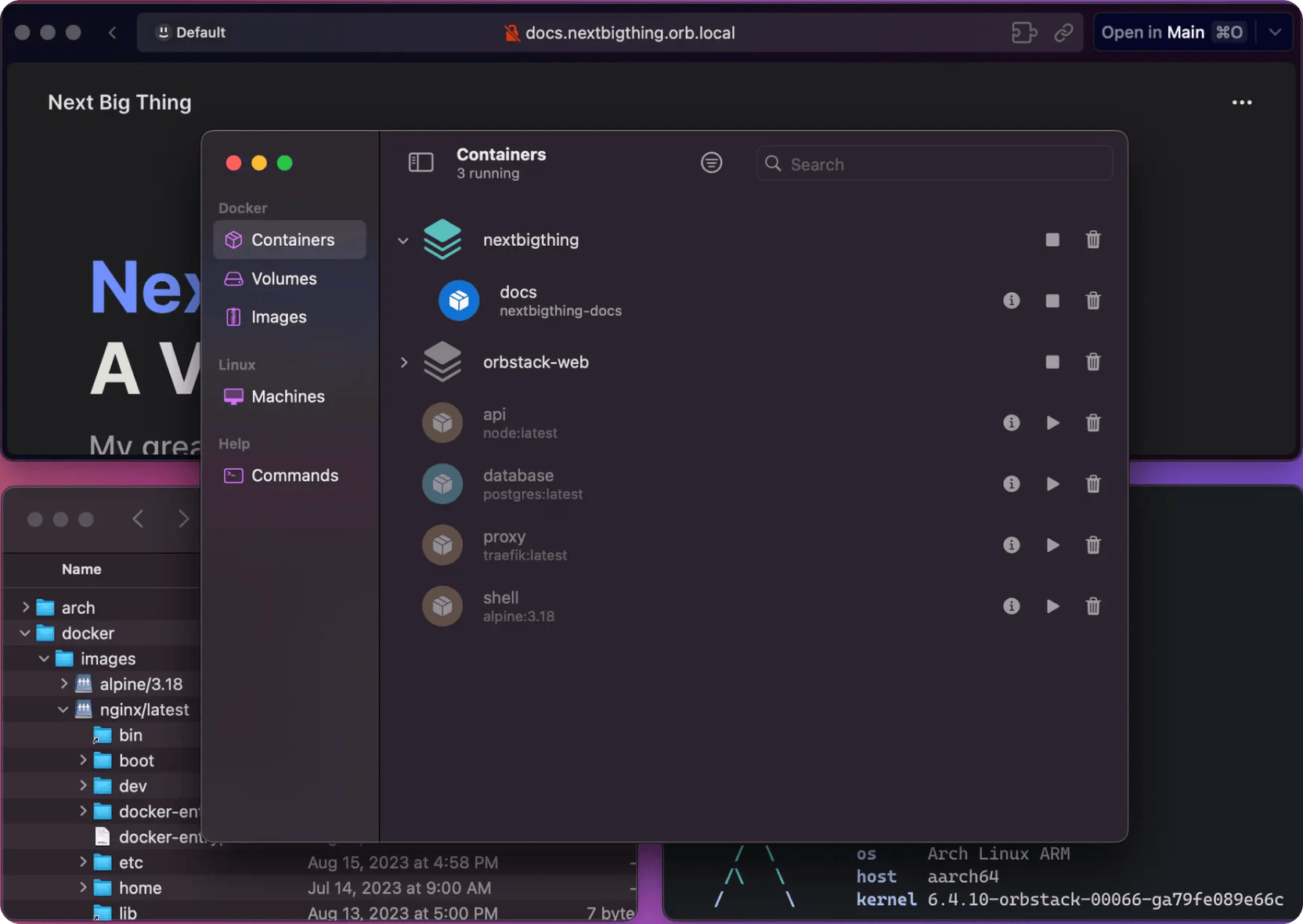 OrbStack:Docker Desktop的轻量级替代品,无需等待,快速、简单的Docker容器和Linux机器