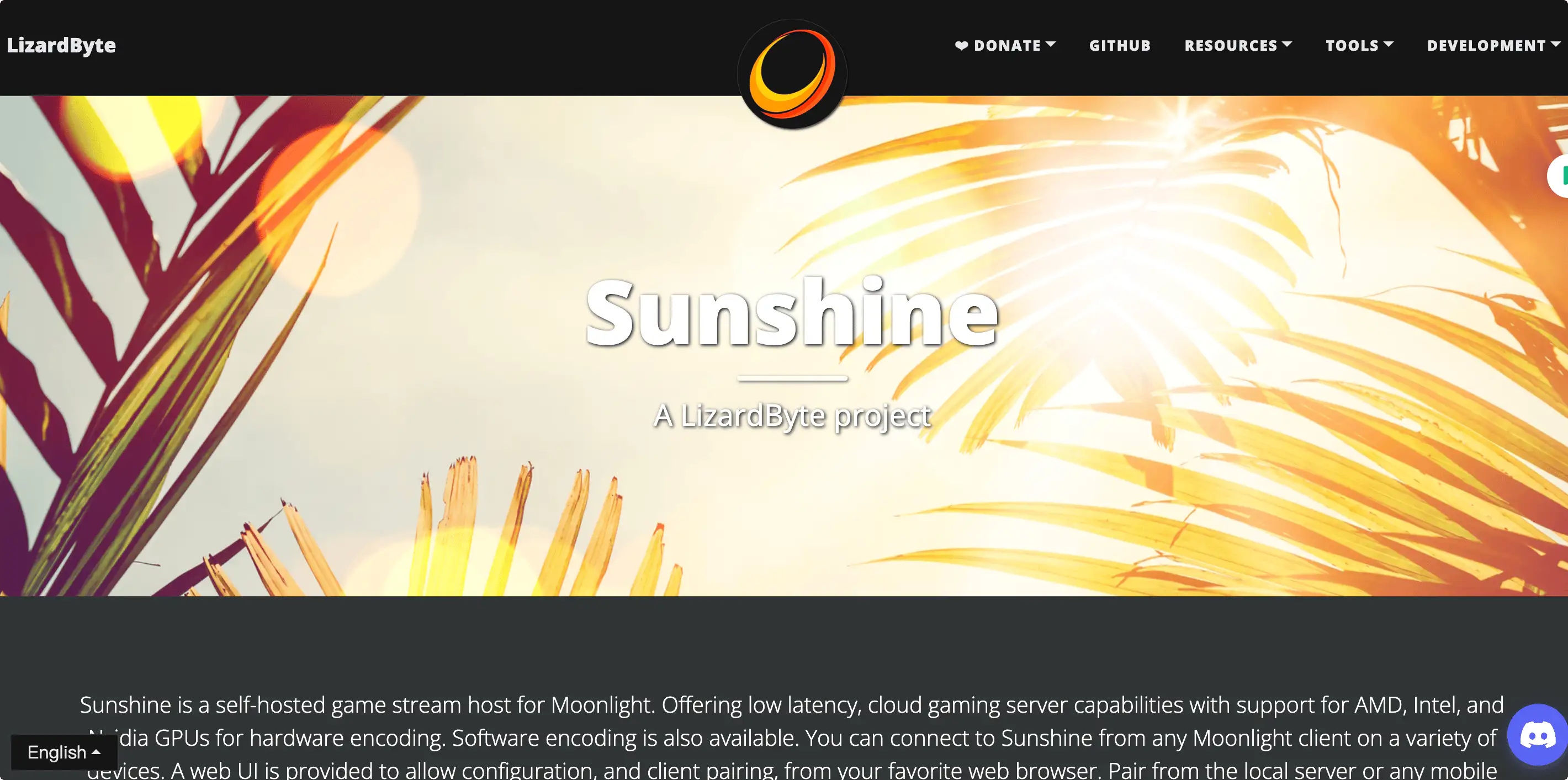 Sunshine:开源自建个人云游戏平台,专为Moonlight 客户端设计