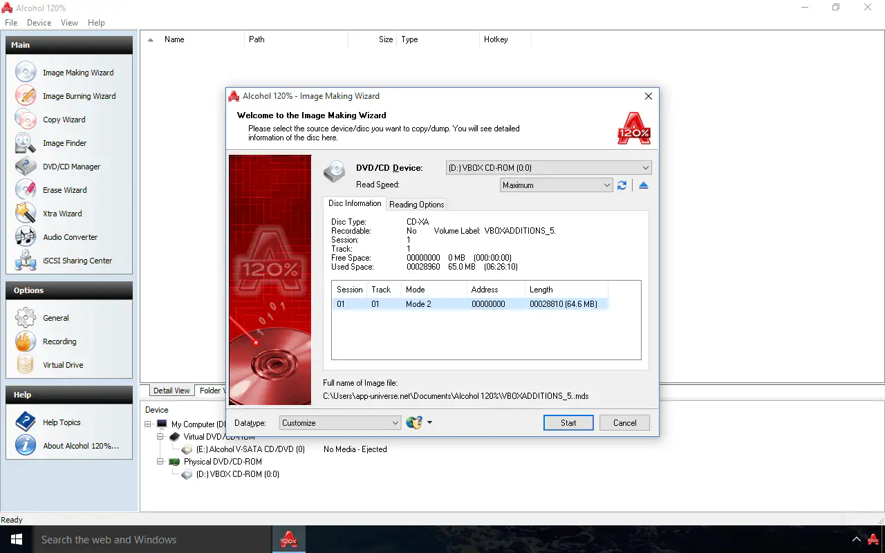 Alcohol 120% 2.1.1 Build 2201：一款功能强大的 CD 和 DVD 刻录软件